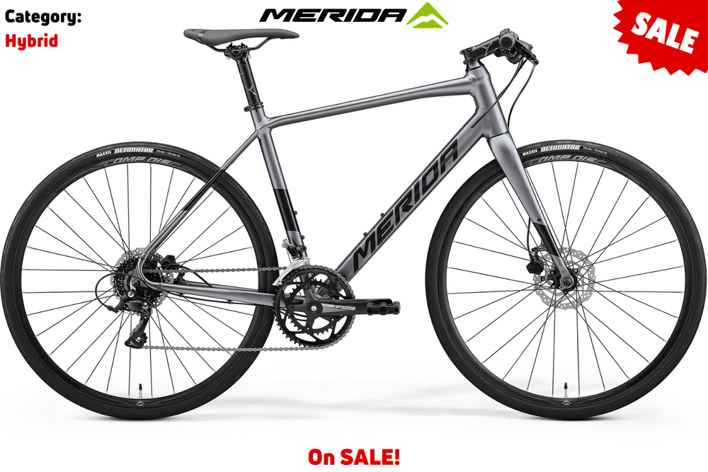 Merida Speeder 200 - Silk Dark Silver (Black) | Hup Leong Company